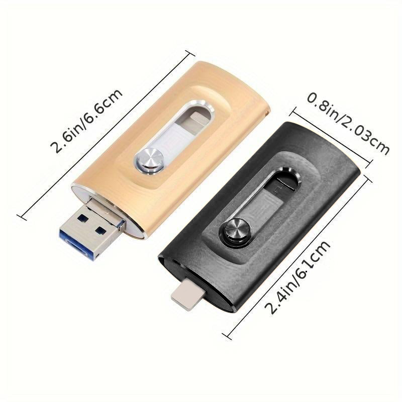 ⚡3-in-1-Flash-Laufwerk⚡ Tragbarer Hochgeschwindigkeits-USB-3.0-Speicher