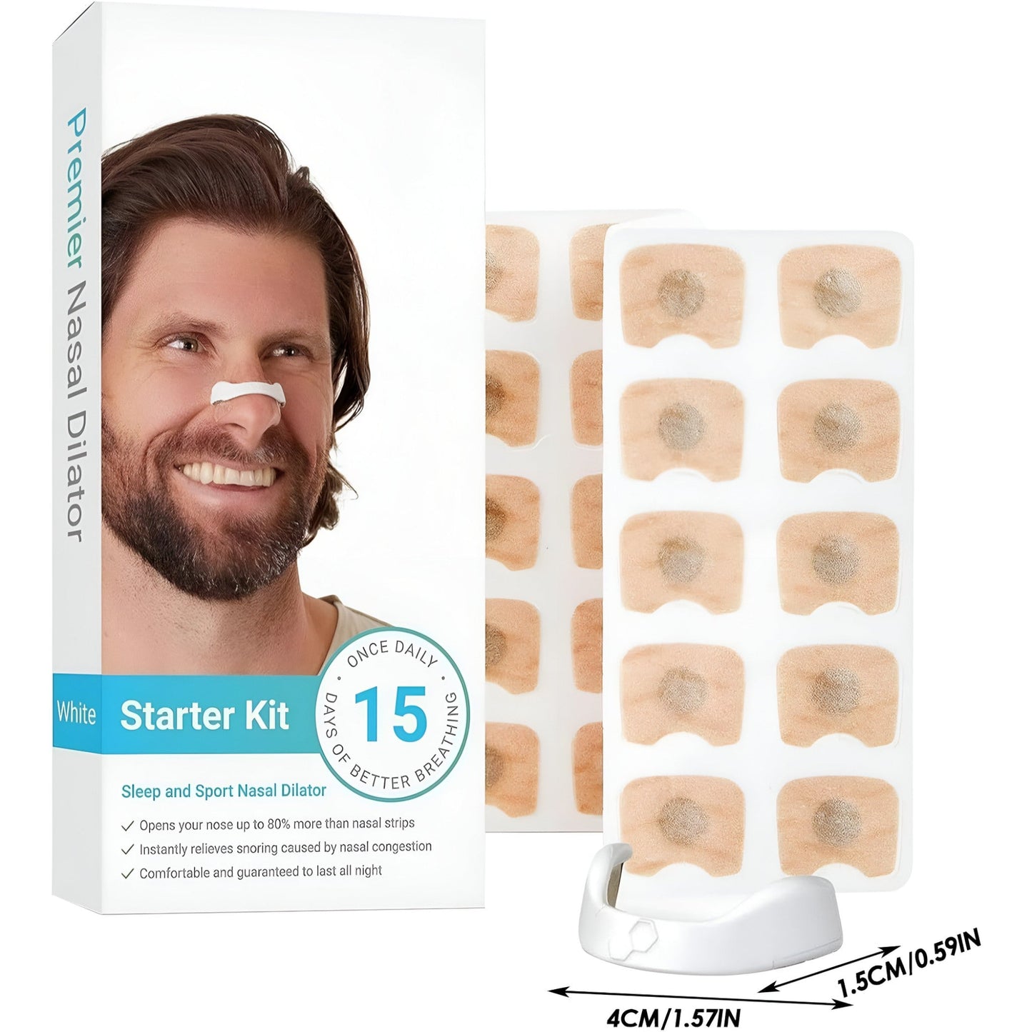 Sleep Nose Strips | Bequeme Anti-Schnarch-Atemhilfe