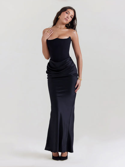 Eleni™ | Schwarzes Kleid