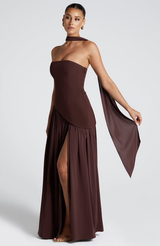 Dunancia™ | Maliyah Trägerloses Maxikleid